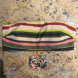 Aerie bandeau swim top